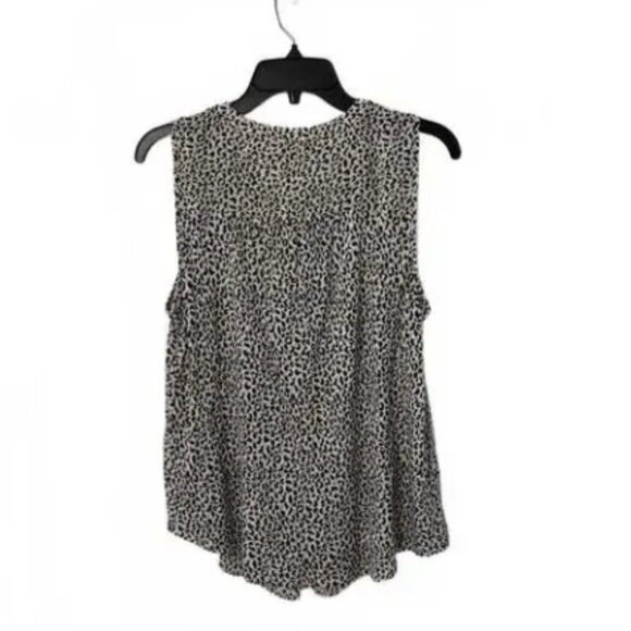LOFT Women’s Sleeveless Leopard Print Top, size small - Picture 2 of 2